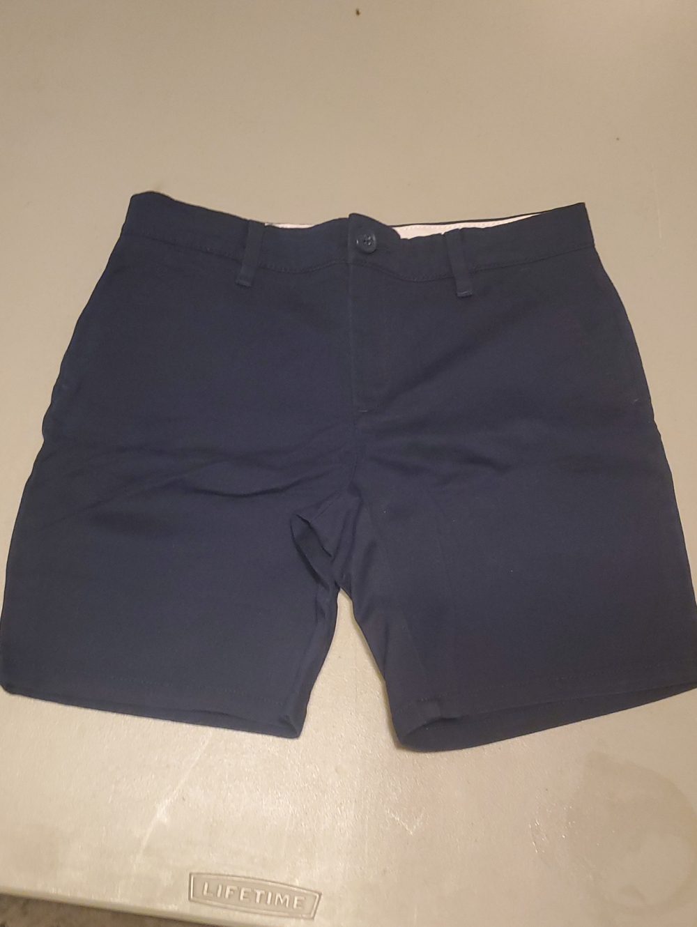GAP Men's Navy Blue Flat-Front Shorts